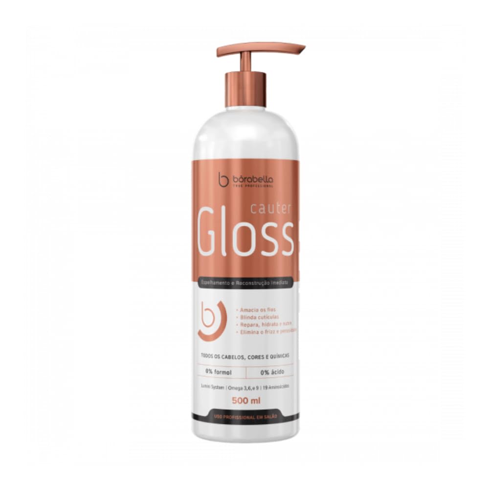 Professional Gloss Hair Treatment 16.9 fl oz – Deep Repair, Frizz Control & Intense Shine Finish