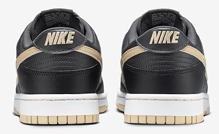 Nike Dunk Low Retro Men's Shoes (DV0831-005, Black/Anthracite/Sesame) Size 11 - Image 4
