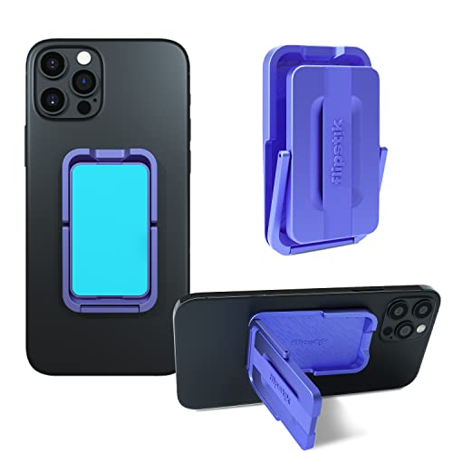 Flipstik Pro Sticks to Any Flat Surface Like Walls or Mirrors Hands Free Selfies Videos car Mount Tripod Phone Stand Kickstand Finger Grip Loop for Secure Hold (Veri Peri)