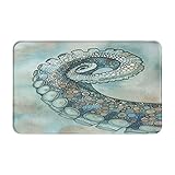 💒 Starke Wasseraufnahme: Badematten, Fußmatten und Fußmatten mit 3D-Farbmuster können schnell Feuchtigkeit von Ihren Füßen aufnehmen. Sie sind sehr klebrig, nehmen Feuchtigkeit schnell auf und trocknen schnell. Es trocknet schneller als Baumwolle oder synthetischer Gummirücken.