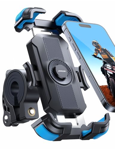JOYROOM Suporte de celular para motocicleta, atualização 2025 [haste de amarração de metal][1s bloqu