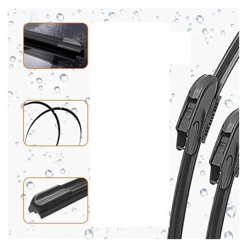 Caoutchouc essuie-glace Toyota Corolla E120 E130 pluie et route - 4