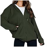 Oversized Sweatshirt for Women, fall clothes winter jackets pea coats tops casual fall fashion hoodi