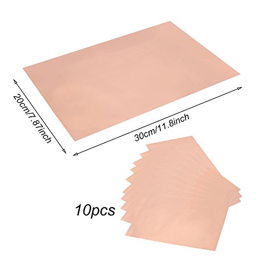 10pcs Fita de Cobre Condutora de Face única para Blindagem EMI de Guitarra, Folha de Fita de Folha d