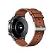 Produktbild Maucoray 22 mm Uhrenarmband kompatibel mit Huawei Watch GT2 Pro/GT 2e/GT 46 mm/GT2 46 mm/GT Active/Watch 2 Pro Armband, Leder-Uhrenarmband Ersatzarmband (braun)