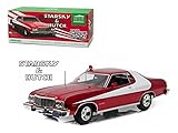 1/18 Diecast Ford Gran Torino Starsky and Hutch Red Chrome Edition (TV Series 1975-79) 1976 Model...