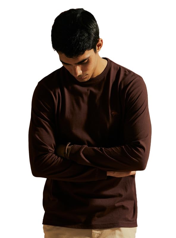 Andamen Olive Men's Full Sleeve Crew Neck (Olive)-image-4