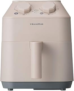 レコルト エアーオーブン ノンフライヤー エアフライヤー コンパクト 2.8 L 大容量 油なし調理 揚げ物の温め直し 唐揚げ フライドポテト パン 家庭用 RAO-1 recolte Air Oven 本体 クリームホワイ