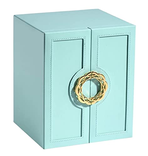 Boîte à bijoux en cuir à 5 couches pour le rangement de vos bagues et colliers