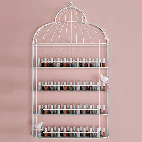 LHY-Shelf LJ Nagellackständer Metall, Nagellackregal Wandregal, Regal Aufbewahrung Ständer Organizer Ablagen für… – Bild 7
