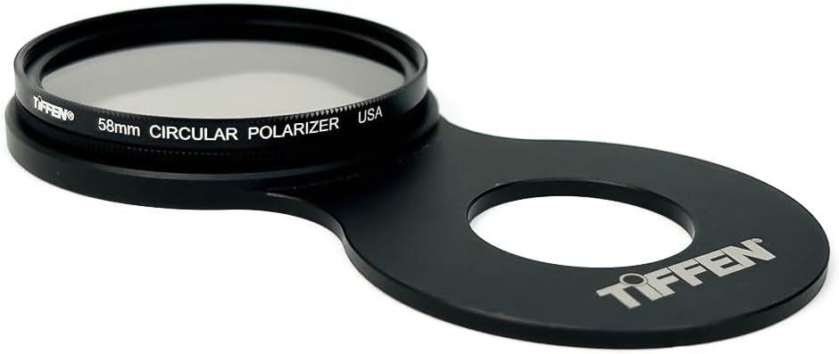 TIFFEN 58MM Filter Mount with Circular Polarizer KIT for iPhone 13/14/15/16 PRO, MAGSAFE Compatible, Slim and Lightweight Design, Magnetic Filter Mount