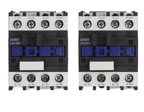 Contacteur AC CJX2-1801 380V triphasé 3 pôles pour rail DIN