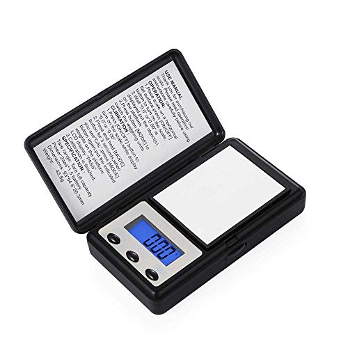 Mini-Schmuckwaage Präzisions-Schmuckwaage Mini-Elektronische Waage 0,01 g Haushalt Taschenwaage tragbare Handwaage -100 g / 0,01 g, 100 g /