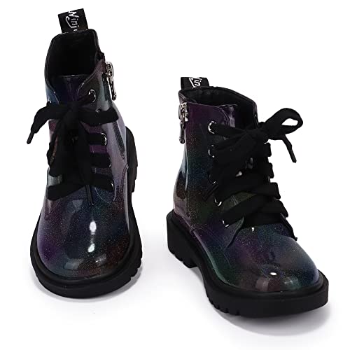 PANDANINJIA Christina Boys Girls Short Ankle Boots Fashion Dress Booties Waterproof Combat Shoes with Zipper for Toddler Little Kid2