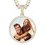 0363 Gold Medium pendant w/tennis chain]