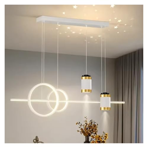 Lámparas colgantes LED largas y regulables para la decoración moderna del comedor