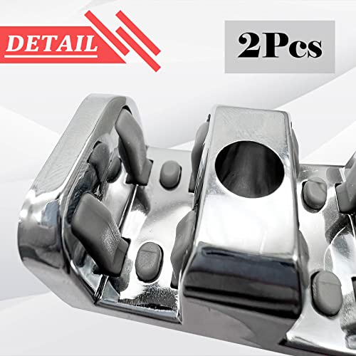 Side Anti-Collision Block For Shower Room Glass Sliding Door,Sliding Glass Shower Door Bumper With Screws,For Shower Door Wall Jamb Bumper(2Pcs) #TOP3