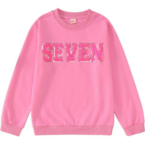 Chemises brodées anniversaire bébé fille pull fête haut paillettes BOUTIKOME 2-7 ans