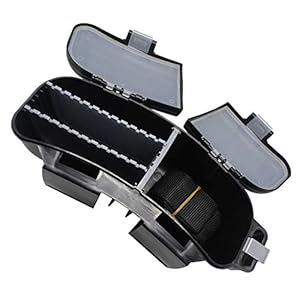 Boite de Leurres, Boîte de pêche, pêche sac de taille Portable Tackle Boîte de rangement Case avec ceinture…
