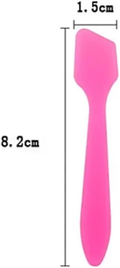 Lotion Spatula 50 Pcs Plastic Makeup Spatula, Reusable Cosmetic Tool for Lotion & Cream(Mixed color)