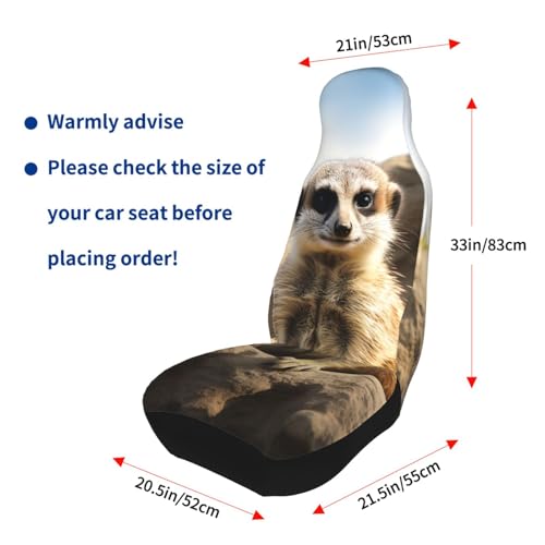 Housses de siège voiture suricate : lot de 2 protections lavables