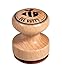 Produktbild Rayher Stempel Holz Bee happy", rund, 3 cm ø, Motivstempel Holz, Holzstempel, Butterer Stempel, Rundstempel, 29237000
