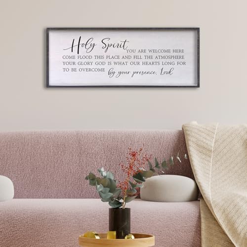 Holy Spirit Christian Wall Decor Sign – Inspirational Faith Wall