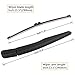 Rear Wiper Arm Blade Replacement for Ford Explorer 2011-2023,Escape 2013-2018,2015-2019 Lincoln MKX Back Windshield Wiper Blade Arm Set -Original Equipment Replacement