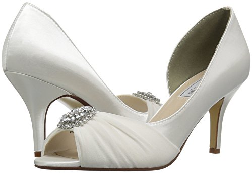 Touch Ups Women's Helen D'orsay Pump, White, 9 M Us #TOP6