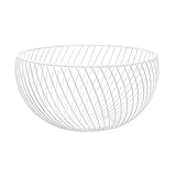 Poeland Metal Wire Fruit Basket Kitchen Countertop Fruit Bowl Vegetable Holder for Bread, Snacks,...