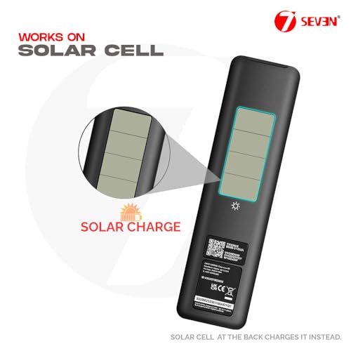 Image of 7SEVEN BN59-01432A Compatible with Samsung Tv Remote with Solar Cell Charge Inbuilt Battery Suitable for Samsung Neo QLED 8K HDR Smart Television, Bluetooth Voice Command - Pairing Must!