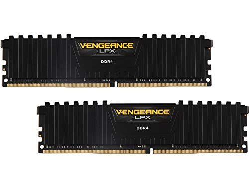 Image of Corsair CMK32GX4M2F4000C19 Vengeance LPX 32GB (2x16GB) DDR4 4000 C19 1.35V Desktop Memory for Intel X299 Black