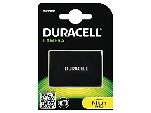 Duracell DR9900   Batería para cámara digital 7.4 V, 1100mAh (reemplaza batería original de Nikon EN EL9)
