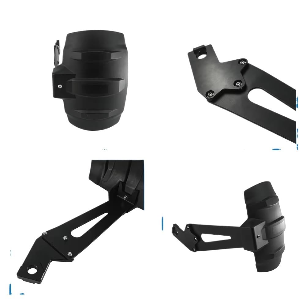 Parafango Moto BMW F800GS F800R F700GS F650GS 2008-2018, Plastica + Metallo, Nero, Posteriore, Motocicletta