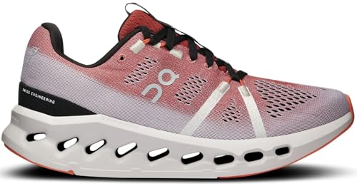 On Women's Cloudsurfer Sneakers, Auburn/Frost, 11 Medium US2