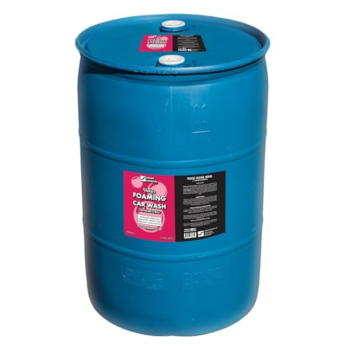 SOCAR Pinky’s Foaming Car Wash Soap. Detailers Choice, pH Balanced, Gentle, Safe On All Paint, Wax & Sealants. Cars, Trucks, RV’s, Boats. Case of 55 Gallons Use in Foam Cannon & Bucket Wash