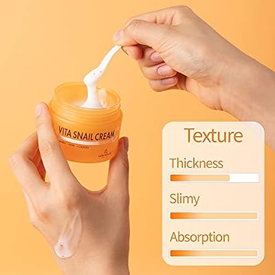 The Skin House Vita Snail Cream Korean Snail Mucin Moisturizer with 90% Snail Mucin, 2% Niacinamide & Peptides | Face Cream for All Skin Types | Glowing, Dewy, K-Beauty Skincare [50ml / 1.69 fl.oz]