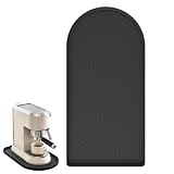 Kaffeemaschine Unterlage 40 x 20cm, Kaffeemaschine silikonmatte Rutschfest, Hitzebeständig Silikon Unterlage für De'Longhi Dedica Style, Ninja Creami, Kaffeemaschine, Kaffeevollautomat Küchengeräte