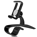 Leagway Car Phone Mount, Newest 360° Rotation Adjustable HUD Car Dashboard Phone Holder GPS Clamp Clip Stand Compatible with 4-6