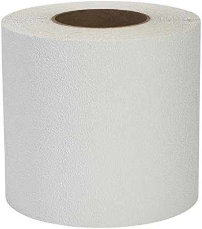 Safe Way Traction 6" X 10' Foot Roll White Adhesive Coarse Vinyl Anti Slip Non Skid Safety Tape Boats Jet Skis Surf Boards 4220-6-10