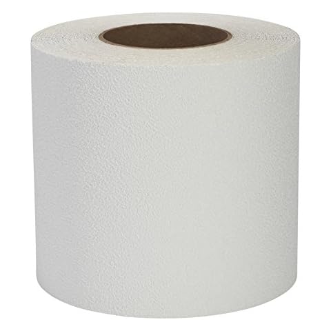 Safe Way Traction 6" X 10' Foot Roll White Adhesive Coarse Vinyl Anti Slip Non Skid Safety Tape Boats Jet Skis Surf Boards 4220-6-10 Cover