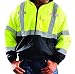 Xtreme High Visibility Reflective Safety Jackets for Men Polar Fleece Lining ANSI Class 3 Hi Vis Winter Bomber Jacket Hoodie (as1, alpha, 4x_l, regular, regular)
