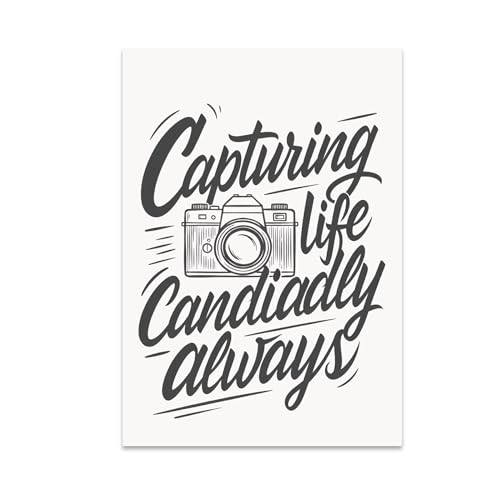 Urban Wall Art Poster Print - Capturing Life Candidly Always