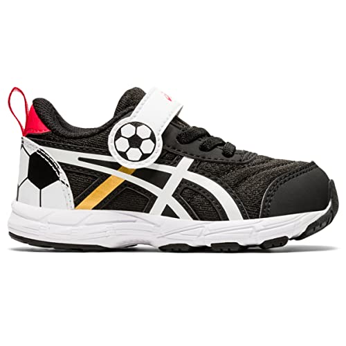 ASICS Kid's Contend 6 Toddler Shoes, K4, Black/Pure Gold