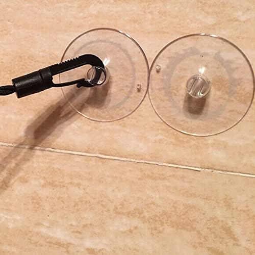 ALLY-MAGIC Travel Clothes Washing Line Adjustable Elastic Clothes Line with Hooks and Suction Cup Attachments for Outdoors Travel and Camping Y2-LXLYS