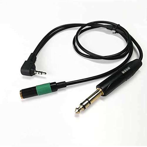 Adaptador de audio 3.5mm a 1/4 pulg macho miniatura 3