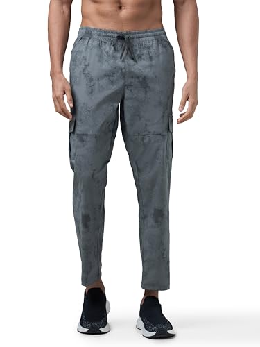 Image of TECHNOSPORT Men's Straight Fit Active Sports Cargo Track Pant with Ts Lytra
