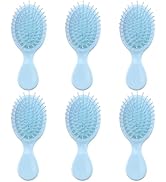 6 pcs Mini Hair Brush,Travel Detangling Brush with Exquisite Packaging Box,Mini Brush for Most Ha...