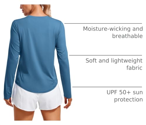 Image of CRZ YOGA Lightweight Crewneck Long Sleeve Top