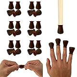 Extra Small Silicone Chair Leg Floor Protectors Fit 0.5”to1” Furniture Table Feet Cover Anti-Slip Bottom Chair Leg Caps for Hardwood Floors Prevent Scratches No Noise, 24 Pack -  Conprasim